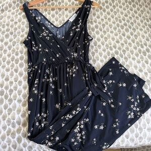 Kaileigh Navy Floral Jumpsuit